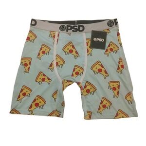 PSD Men's Medium Boxer Brief  Pizza Drip Blue Size XL NWT